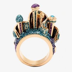  DISNEY THE LITTLE MERMAID TRITON'S PALACE 3D RING
